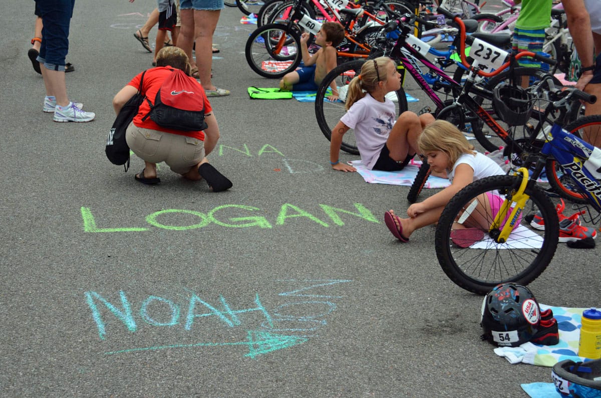 First Security Conway Kids Triathlon - Bike Transition