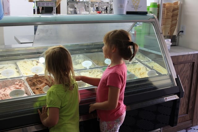 Family Fun Near Fifty-Six Kids Ice Cream