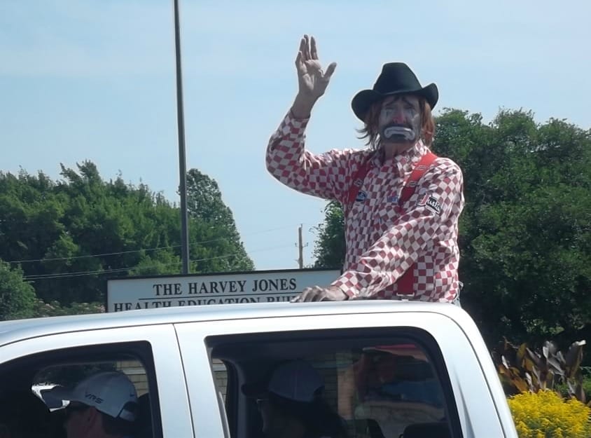Rodeo of the Ozarks - parade clown