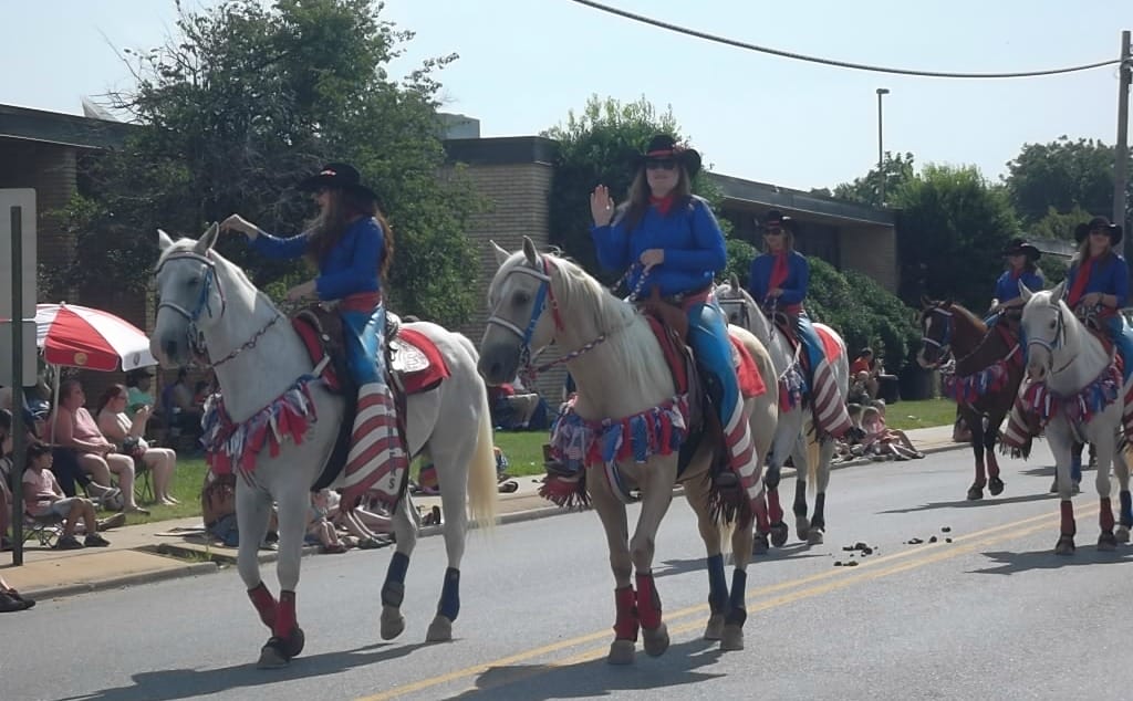 Rodeo of the Ozarks - parade riders