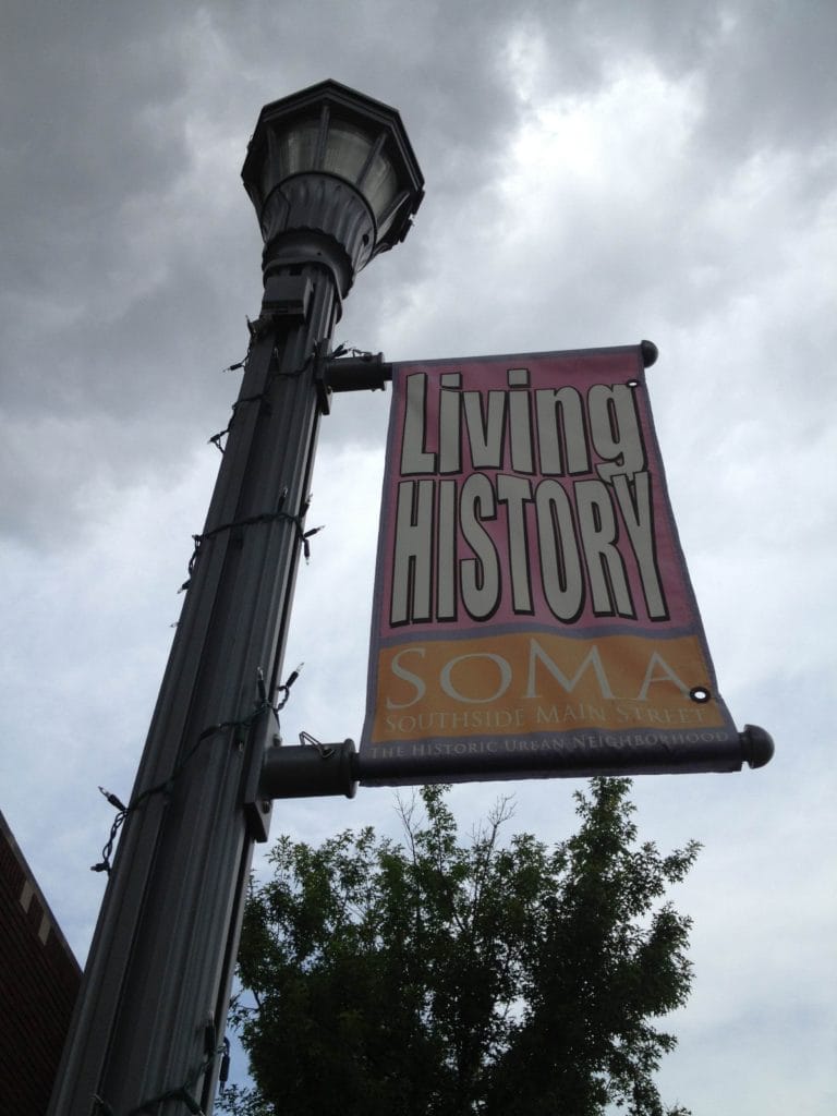 Sign, SoMa - Southside Main Street, Little Rock
