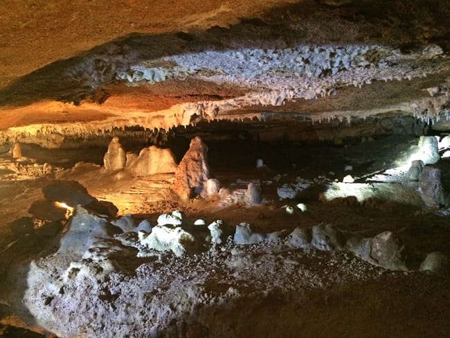 Cave Formations in the Old Spanish Treasure Cave
