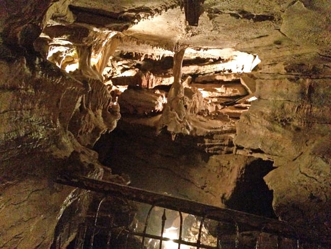 Underground Cave Formations in the Old Spanish Treasure Cave
