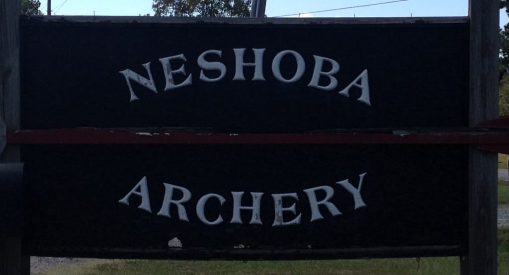 Neshoba Archery Sign