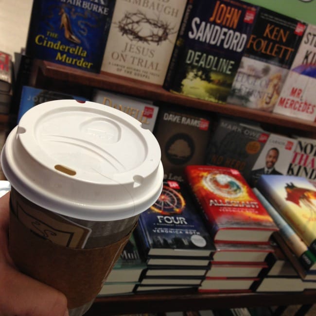 Coffee and Books at hastings