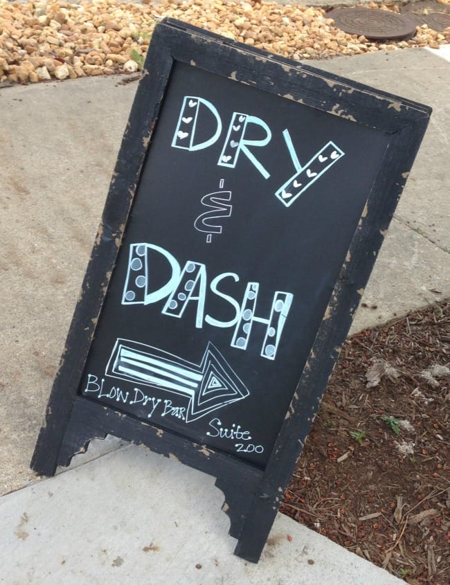 Dry and Dash Blowout Bar