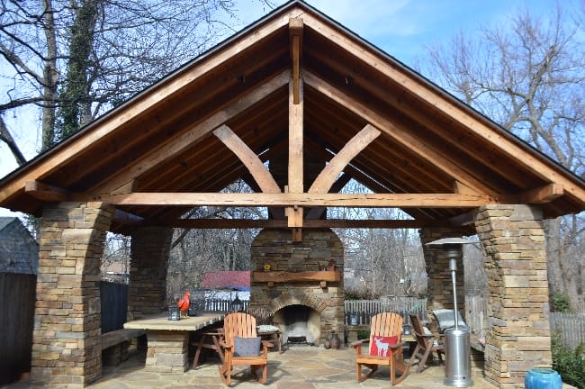 Hammer & Chisel timber frame pavilion
