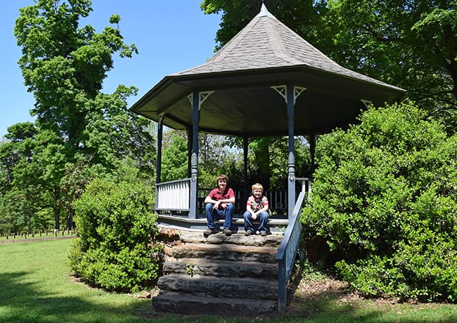 Gazebo inside Confederate Cemetery