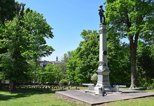 Monument at Confederate Cemetery