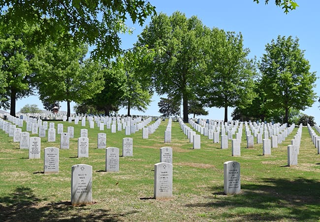 National Cemetery in Fayetteville