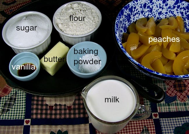 FS peach cobbler ingredients
