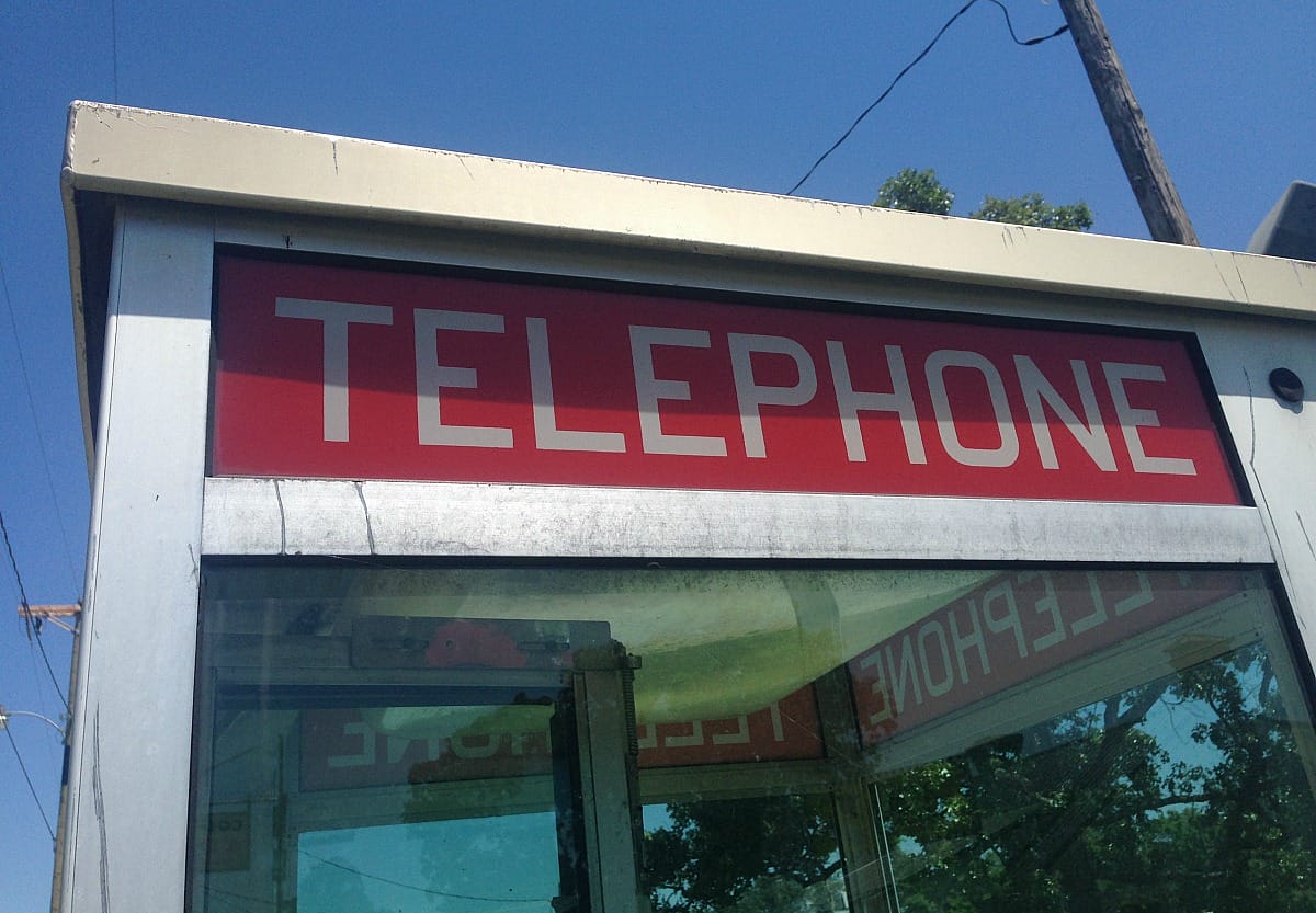 Telephone Booth - Prairie Grove Ar