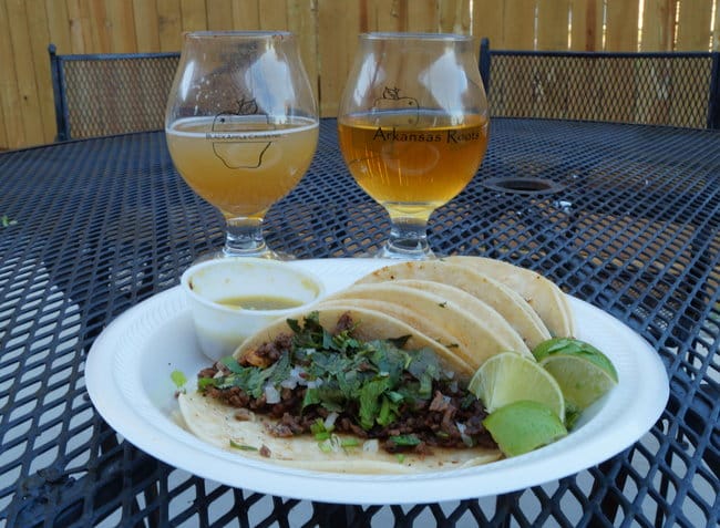 cider with tacos