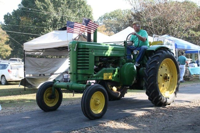 antique tractor parade