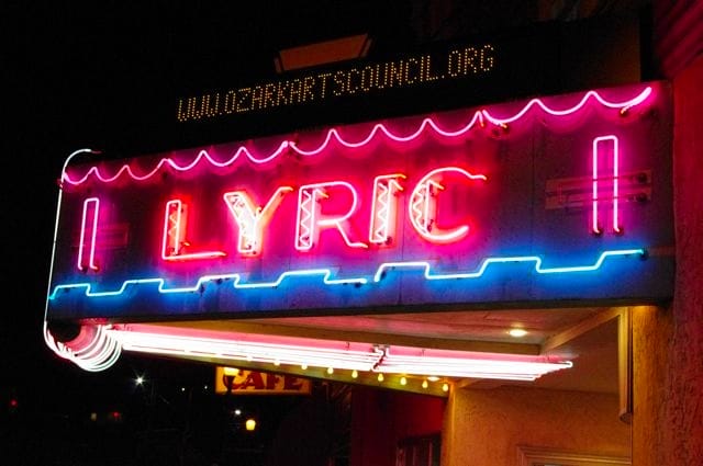 2 The Ozark Arts Council and the Historic Lyric Theatre Marquee