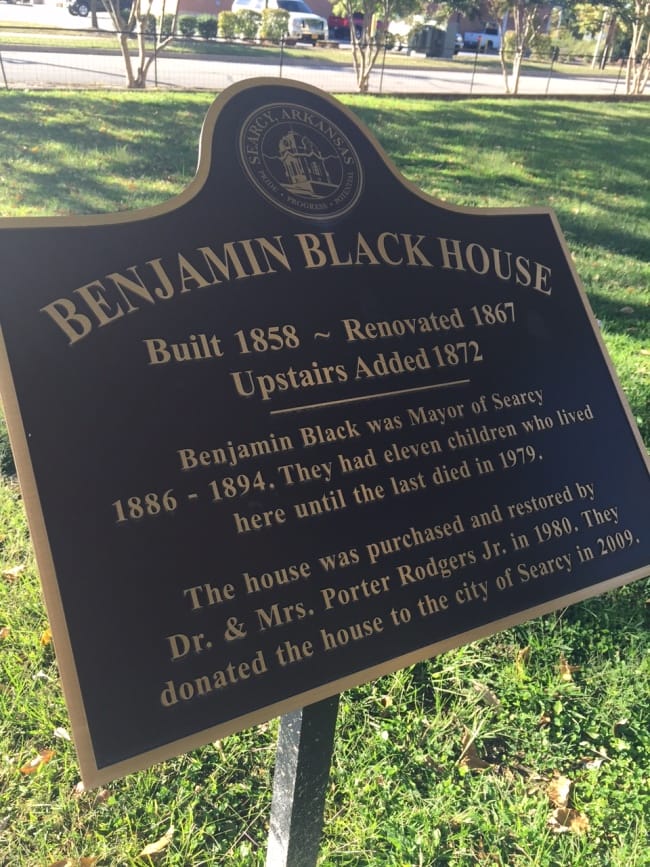black house history marker