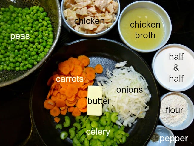 chicken pot pie ingredients