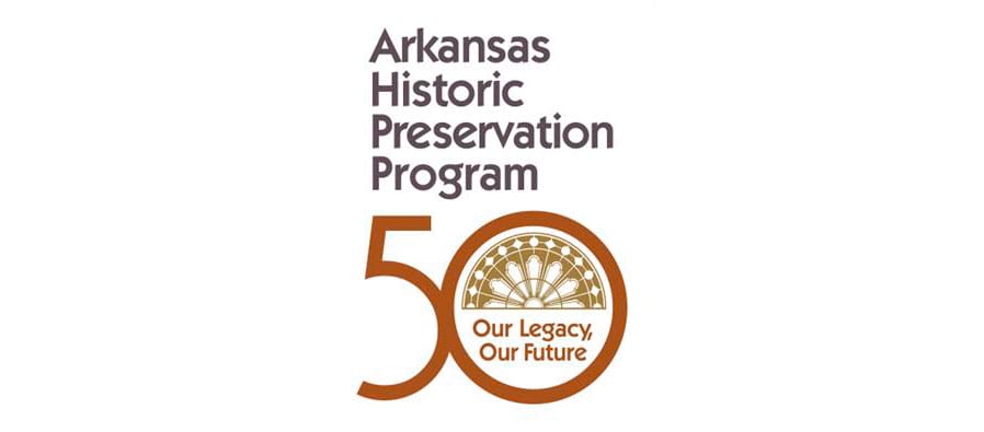 Arkansas-Historic-Preservation-50-Years-Logo