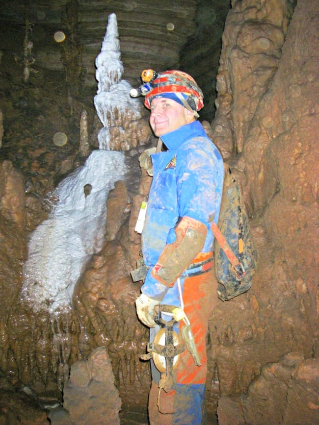 Caver Terry Mitchell