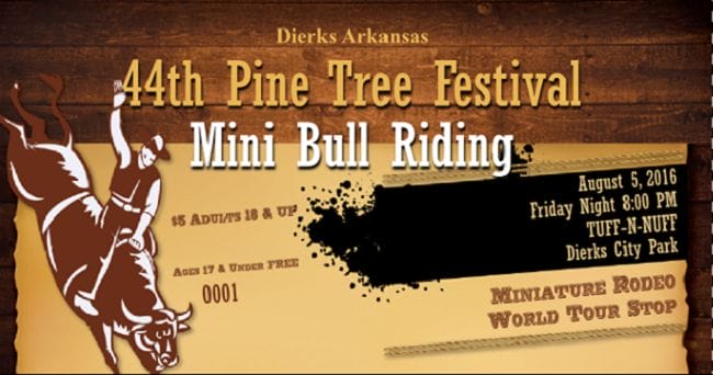 44th Annual Pine Tree Festival and 4th Annual Ultimate Challenge Bull Riding