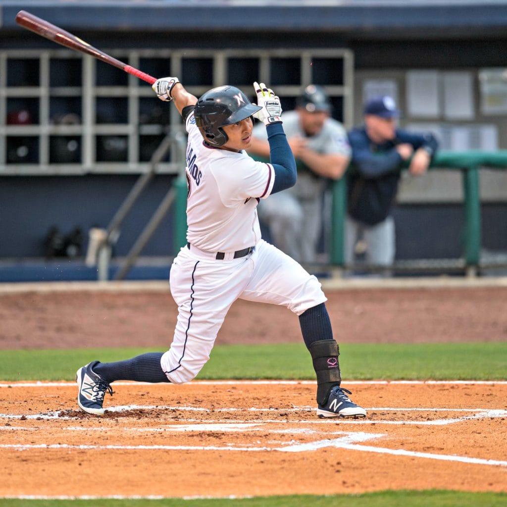 Mauricio Ramos during a baseball game between the NWA Naturals and the San Antonio Missions on Jun 1, 2016. (Alan Jamison)