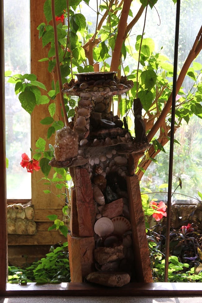 flower pot at Quigley's Castle