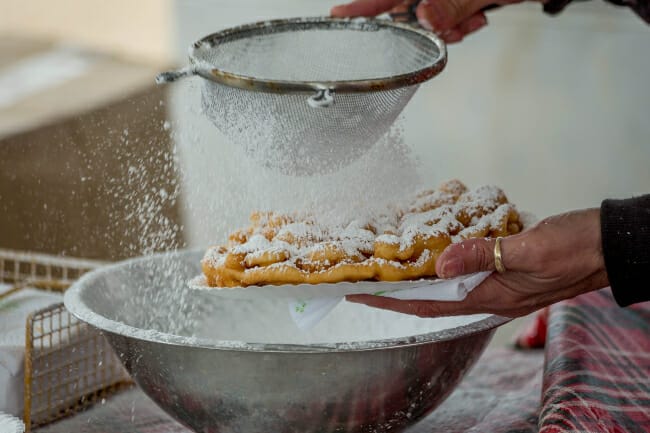 Toad Suck Daze funnel cake