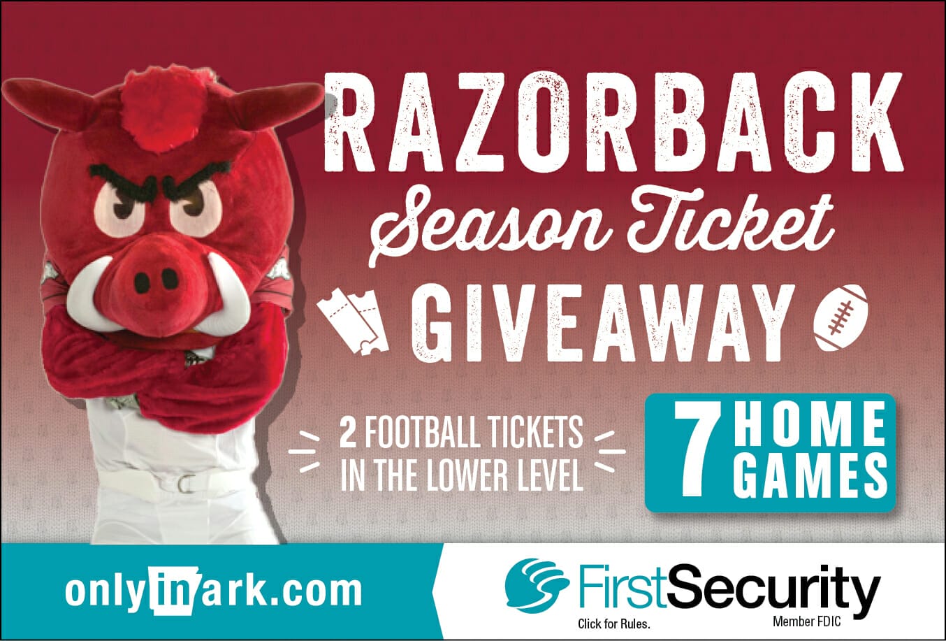 Razorback Season Ticket Giveaway 2022