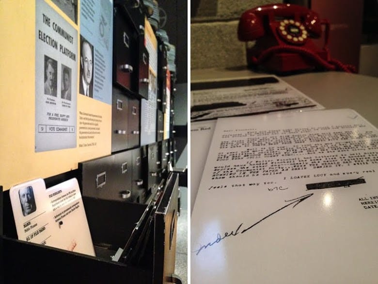 Only in Arkansas - Clinton Library Spy Exhibit - Collage Two
