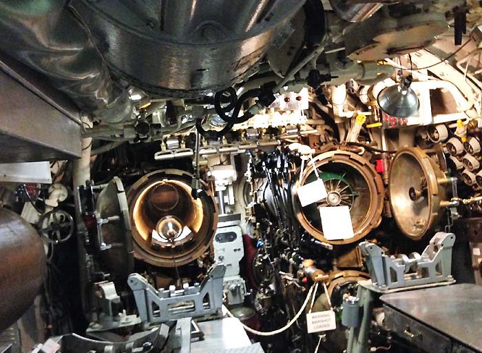 USS Razorback Submarine Torpedo Room