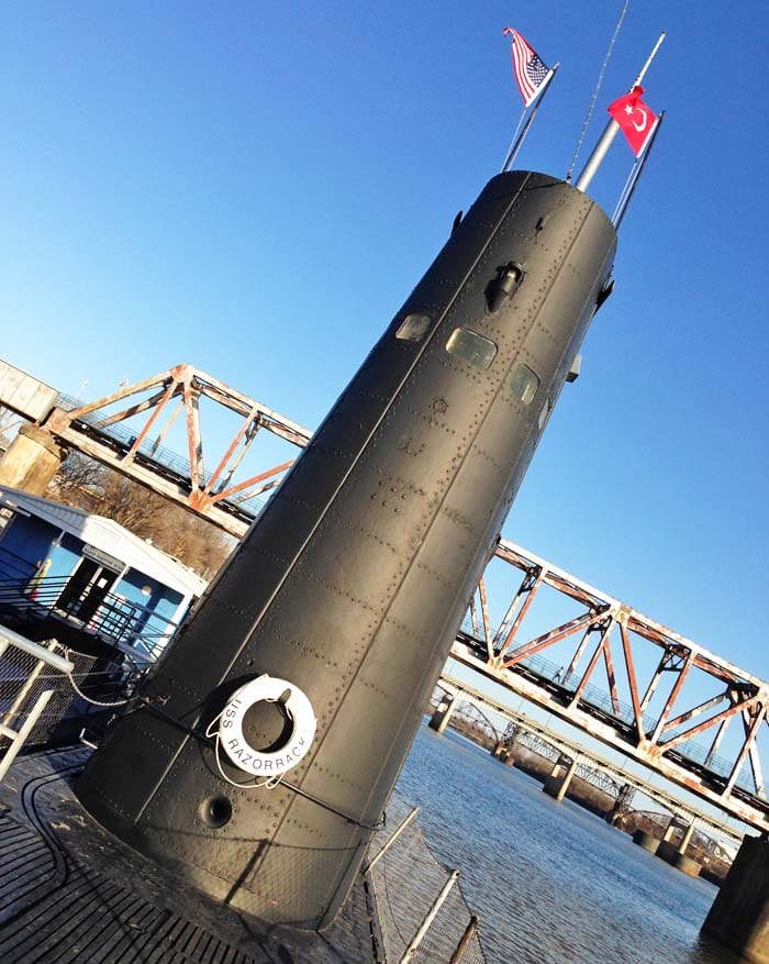 Visiting the USS Razorback in Little Rock, Arkansas
