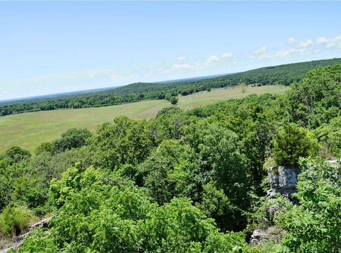 East Overlook in Pea Ridge National Military Park