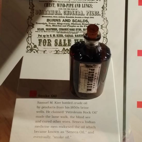 Snake Oil - Only in Arkansas - Arkansas Museum of Natural History