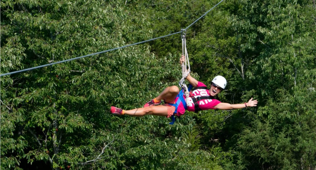 5 Unique Ways to See North Arkansas - #1. From a Zipline in Ponca
