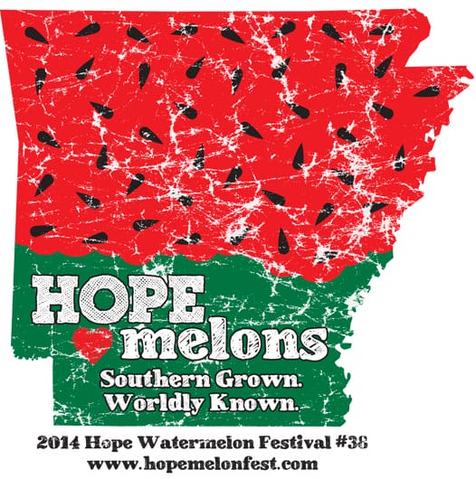 2014 Hope Watermelon Festival Logo