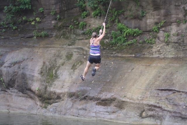 Rope Swinging - Family Fun Near Fifty-Six