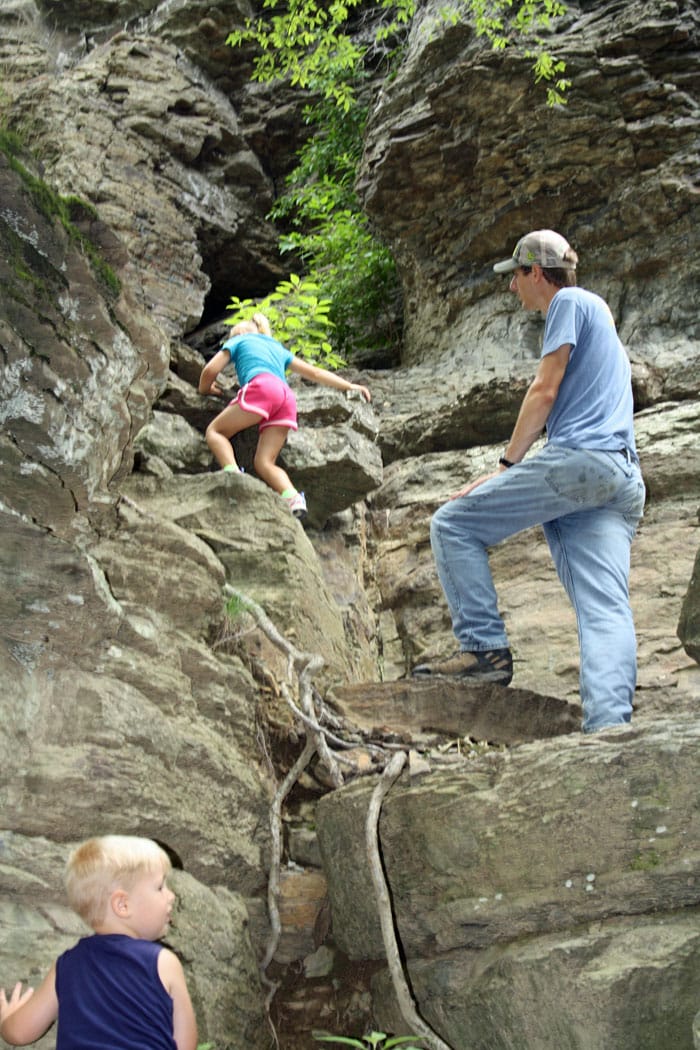 Sugarloaf-kike-with-family, Hiking Sugar Loaf Mountain, Only In Arkansas