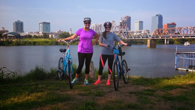 bike trail with friends, Trail of Two Cities