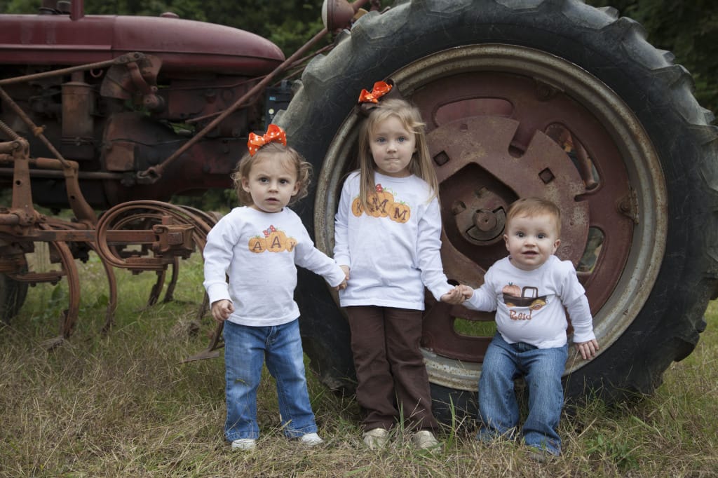 toddlers and Tractor