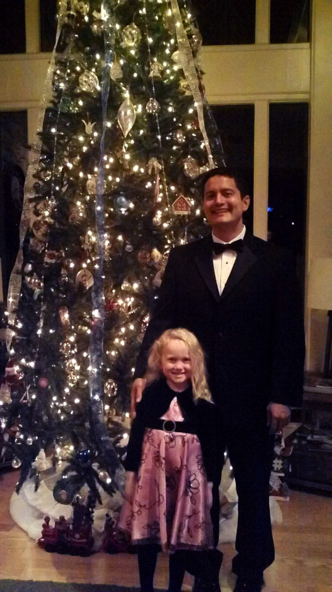 Sugar Plum Ball Dad and Daughter