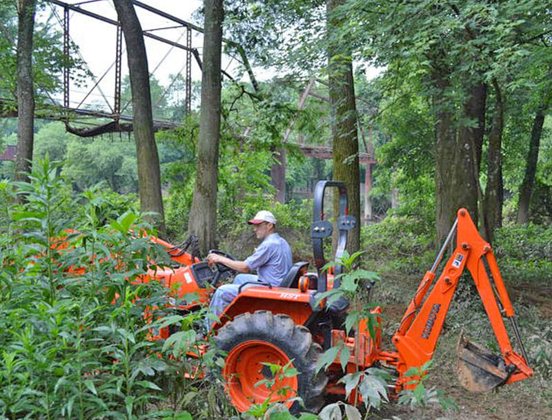 dedication and determination of Saline Crossing Regional Park & Recreation Area volunteers
