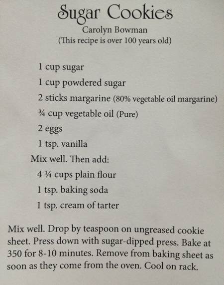cookie recipe