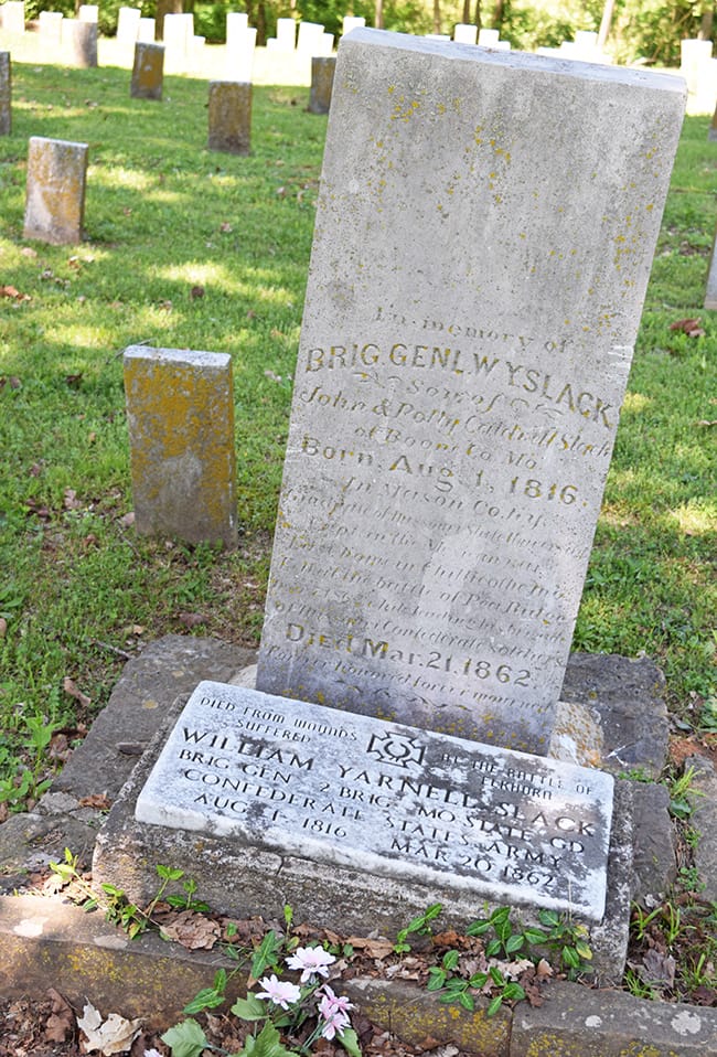 Brigadier General William Yarnell Slack's Grave