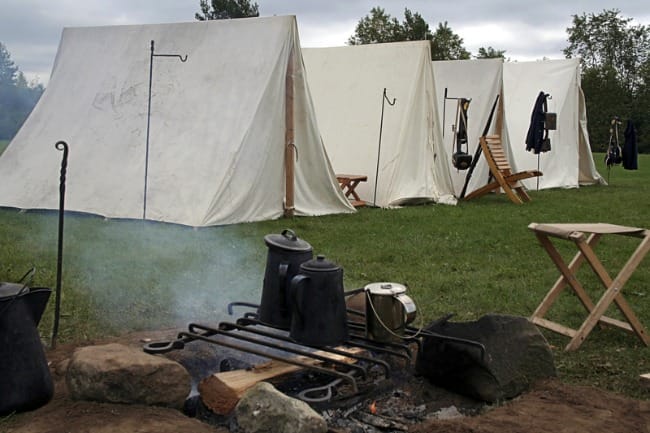 civil war camp