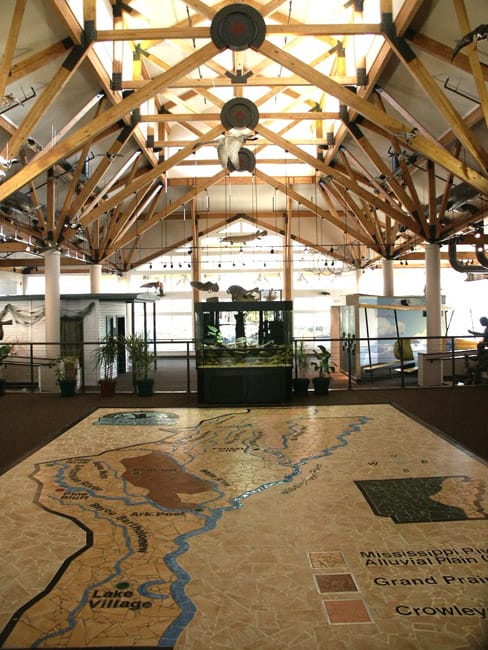 Delta Rivers Nature Center lobby
