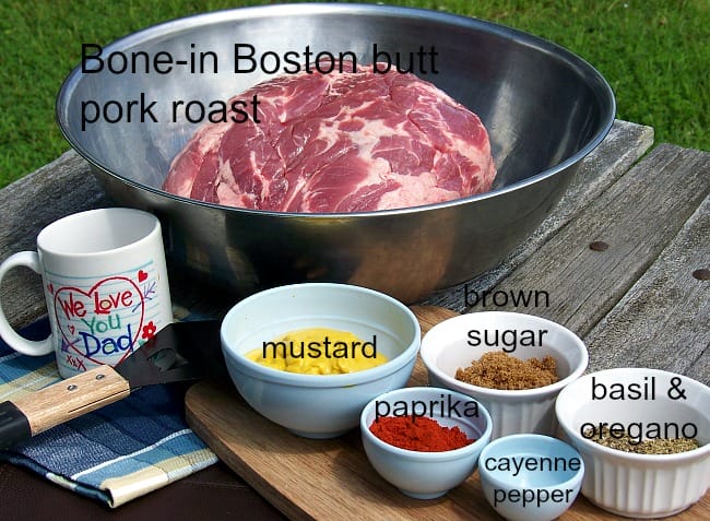 FS June Smoked Pork Father's Day ingredients