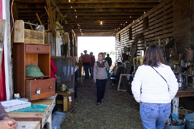 The Junk Ranch in the barn Prairie Grove