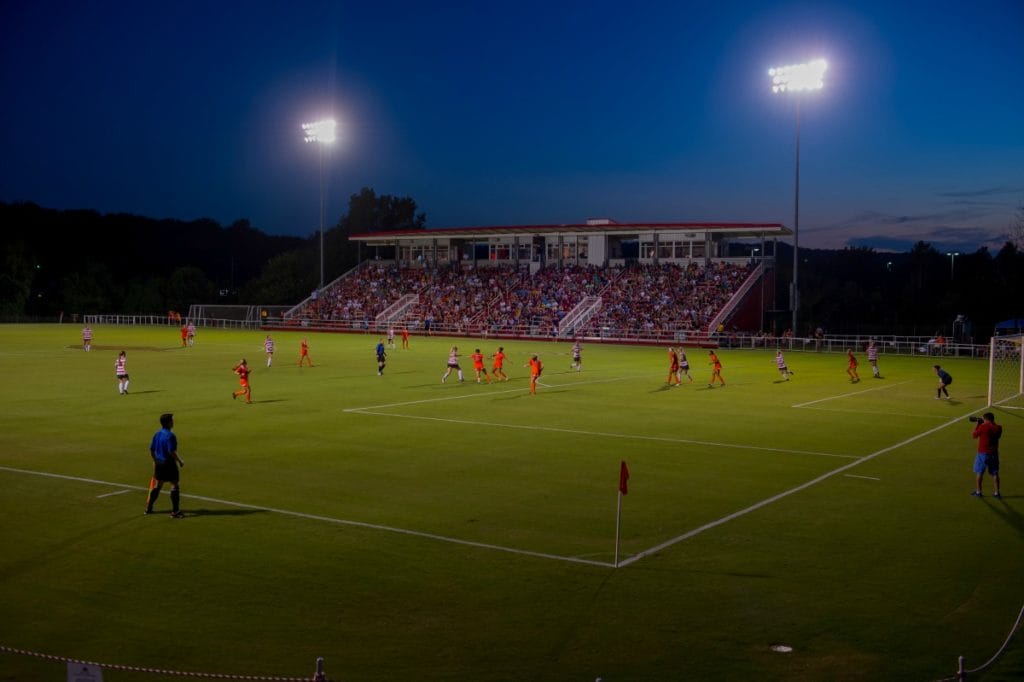 Razorback Women's Soccer vs. Oklahoma State August 24, 2014 Fayetteville, Arkansas.