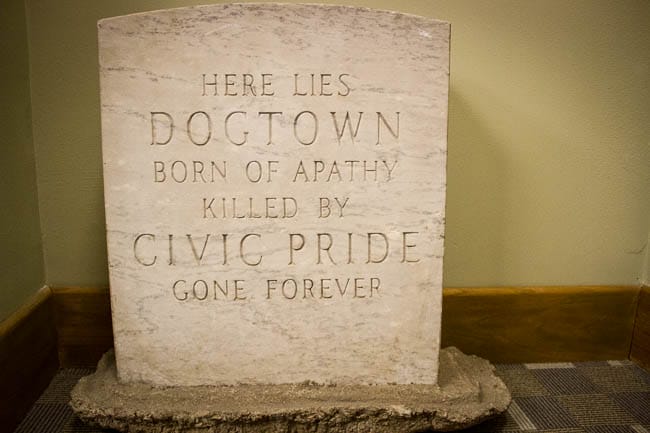 North Little Rock - Dogtown gravestone 