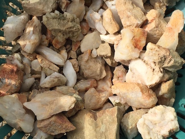 crystals and rocks